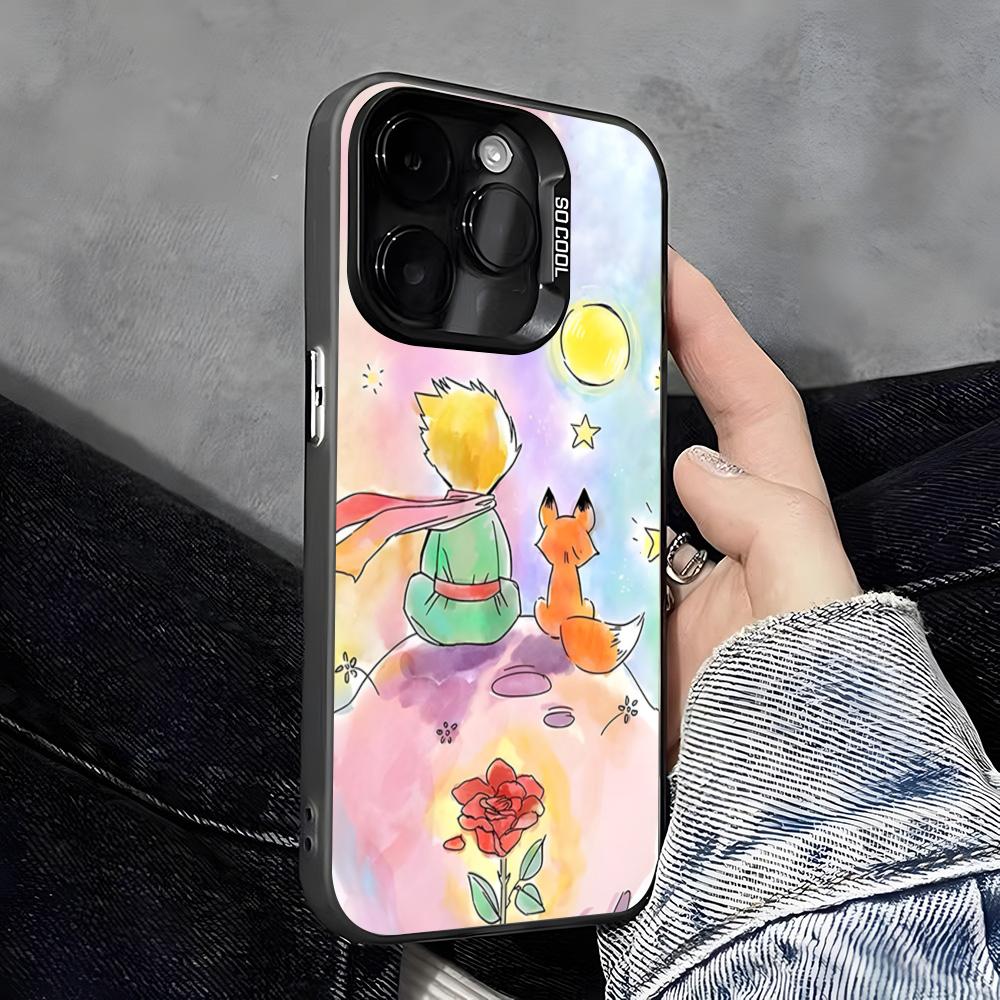 Чехол для телефона «Маленький принц» для iPhone 17 Pro Max 16 Pro Max 15 14 13 11 12 Mini Xs X Xr 7 8 Plus Se Цвет Серебристый Чехол