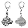 Labrador Retriever - Silver-plated Key Ring with a Dog In a Gift Box, Handbag Decoration, Backpack Pendant by Brand