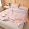 Розовое летнее одеяло - Мягкое двустороннее легкое и дышащее микрофибровое постельное белье для прохладного сна, простой уход