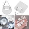 10Pcs Self-adhesive Plate Holder Vertical Plate Storage Hooks for Art Photo Frames Hanging