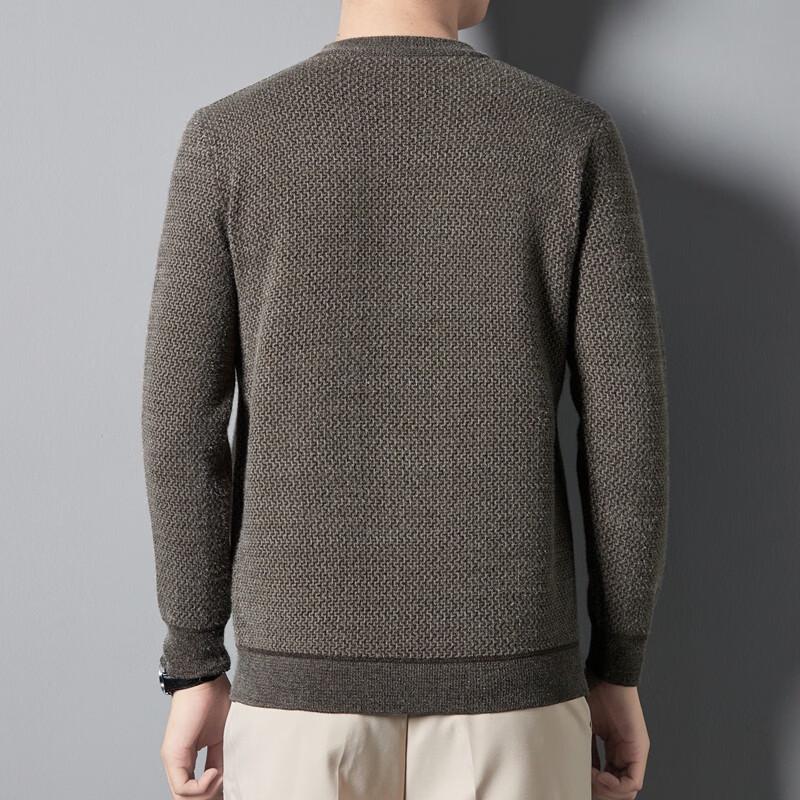 TUCANO Men's Plush Thick Thermal Round Neck Sweater