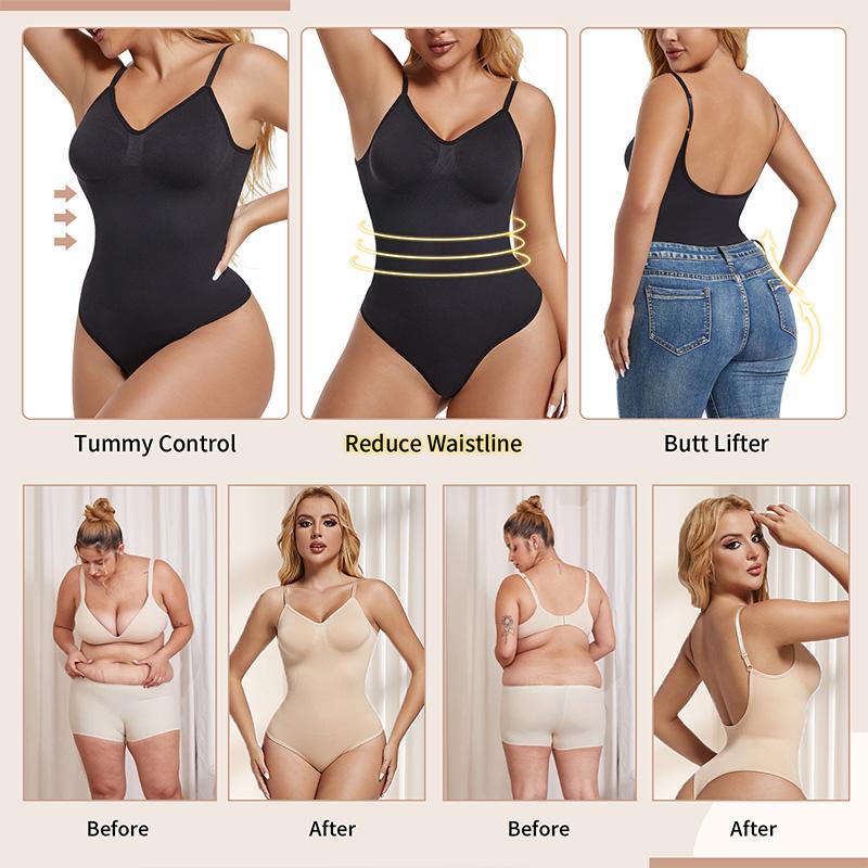Женский корсет с открытой спиной и низкой спиной, бесшовный тренажер для талии, стринги с контролем живота, формирователь тела, подтягивающее нижнее белье, нижнее белье