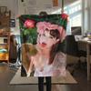 1PC Melanie Martinez Print Flannel Blanket, High quality Comfortable for All Seasons, Home Decor, Warmth and Comfort, Perfect for Christmas Gifts