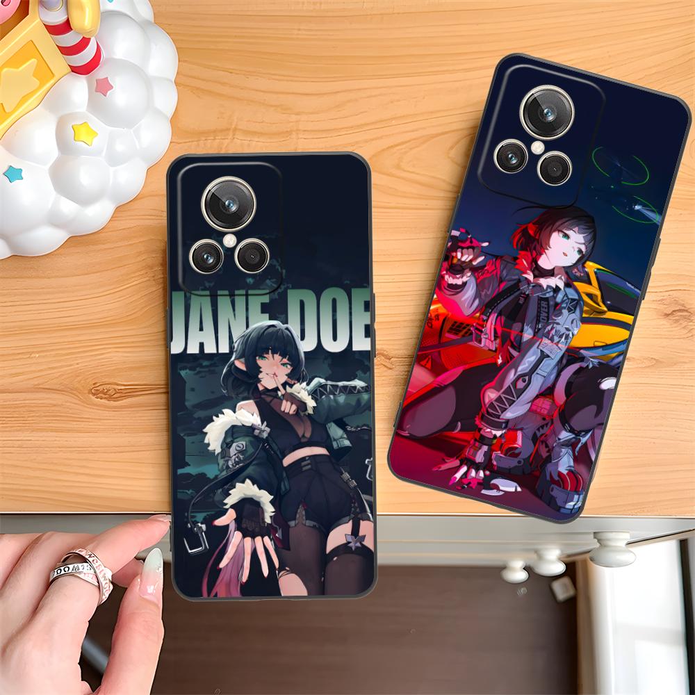 ZZZ Чехол для телефона Jane Doe для Realme GT 8 Neo Pro C75 73 71 C67 65 C55 53 C35 31 C20 15 Мягкий ударопрочный чехол из ТПУ