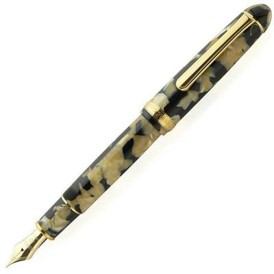 Перьевая ручка Platinum #3776 CELLULOID ISHIGAKI Среднее перо PTB-35000S#67-3