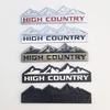 3D Металлическая Наклейка-Значок HIGH COUNTRY Декорация из Сплава Наклейка на Решетку Радиатора Наклейка на Задний Багажник Крыло Бок Автомобиля для Аксессуаров Chevrolet