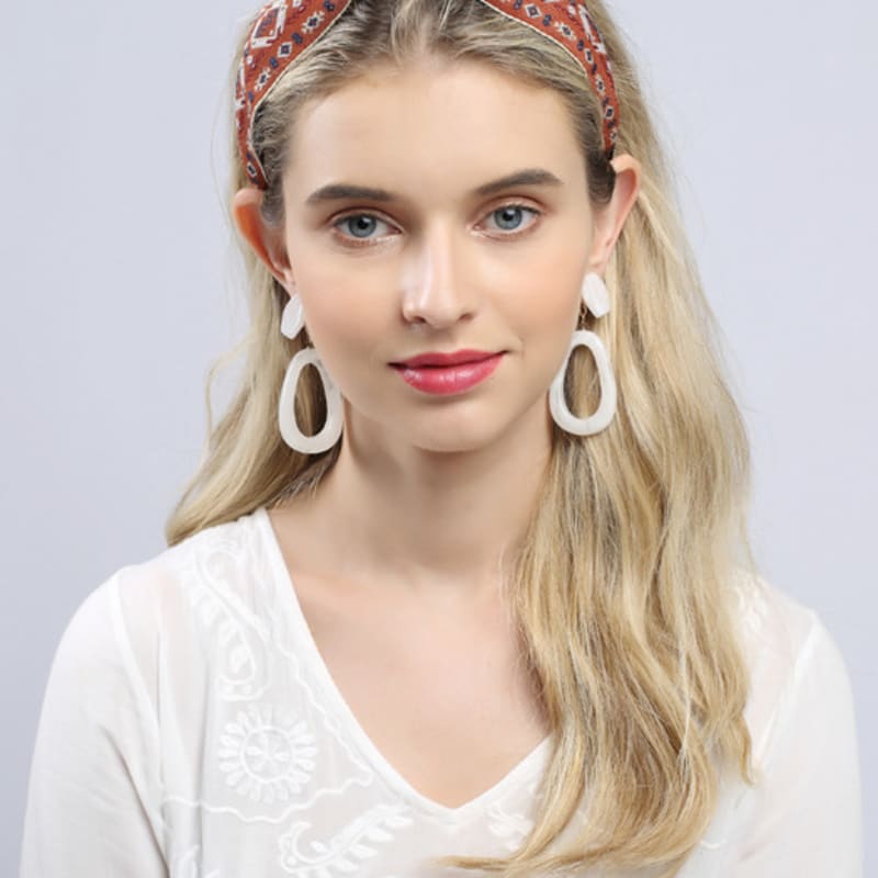 ЛАЛА Богемная импортная повязка для волос - Коричневая