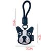 Creative Dogfighting Keychain Soft Leather Dogfighting Bag Pendant  Birthday Gift