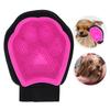 1PCS Pet Dog Cat Breathable Massage Glove Grooming Hair Comb Cleaning Bath BrushPink