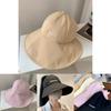 Легкая акриловая шляпа от солнца для женщин, складная, с широкими полями, кепка с защитой от УФ-лучей