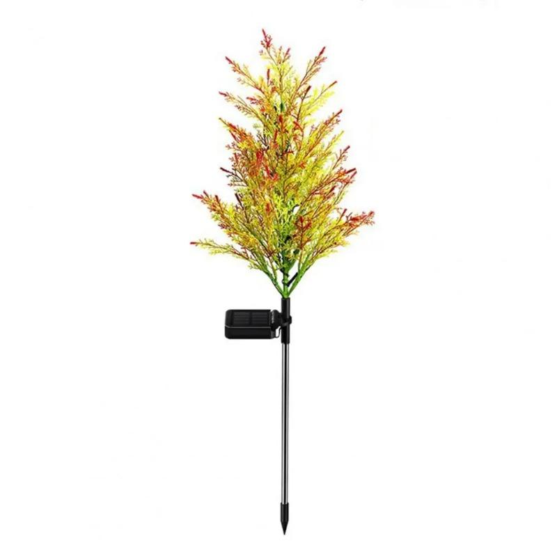 5 Вт светодиодный солнечный свет, солнечный свет, декоративные солнечные лампы в форме дерева, легкая зарядка, праздничные огни, дорожки на Рождество