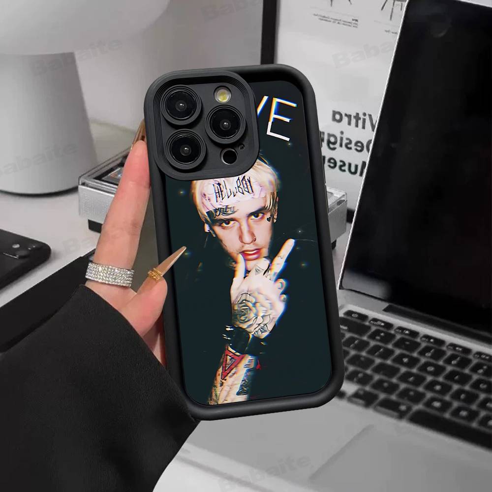Singer Rapper L-Lil Peep Phone Case For IPhone 17 16 E 15 14 13 12 11 Pro Max Plus Back Cover