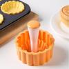 Tart Shells Mold Set Pastry Tamper Plastic Mini Tart Tamper Round Tartlet Tarts Shell Maker Baking Tools