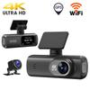Driving Recorder High-definition 4K Front and Rear Dual Recording Mobile Phone Interconnection GPS Driving Trajectory Car Recorder
