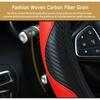 Car Steering Wheel Cover Breathable Anti Slip PU Leather Steering Covers Suitable Auto Decoration Carbon Fiber