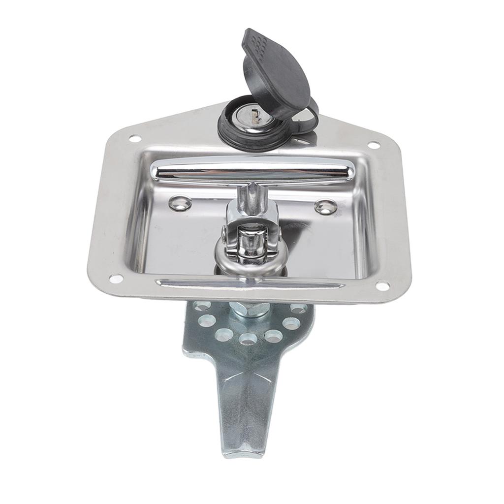 T Handle Latch Stainless Steel Polished Appearance Truck Toolbox Lock Tool Box Latch for Electrical