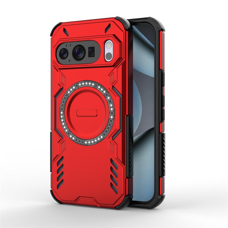 Для чехла Google Pixel 10 Чехол Google Pixel 10 Pro Противоударная Магнитная адсорбция Беспроводная зарядка Задняя крышка Для чехла Google Pixel 10