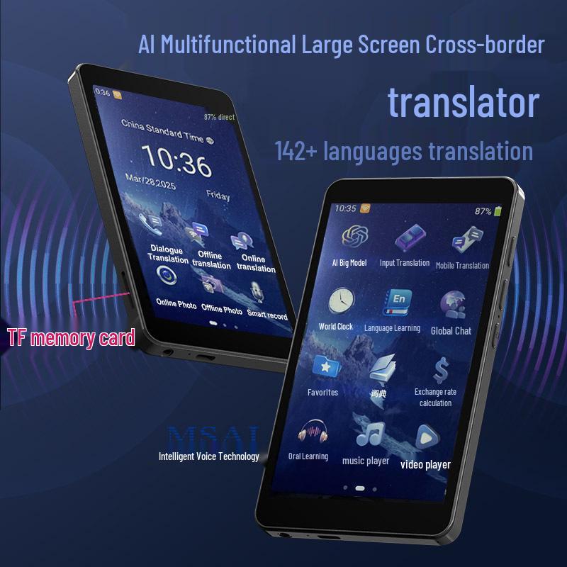 Многоязычные портативные наушники-переводчики: Оффлайн Языковое Умное Туристическое Устройство