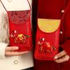 Chinese Style Good Lucky Money Bag Cartoon Gift Envelopes Cloth Red Envelope  New Year Gift