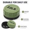 22LR Round Storage Box 50-Round Pocket Case With Screw Lid Durable Mini Organizer For Small Caliber Rounds