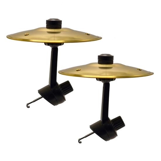 2Pcs Car Vent Mini Drum Crash Cymbal for Car Vent Car Dashboard