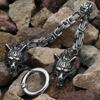 Мужские популярные браслеты из нержавеющей стали Viking Charm Cool Street Party Jewelry Gift