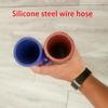 ID30/32/38/40/45mm Length 40cm50cm Universal Silicone Flexible Steel wire corrugated Hose Air Intake Pipe Radiator Tube 2 Clamps