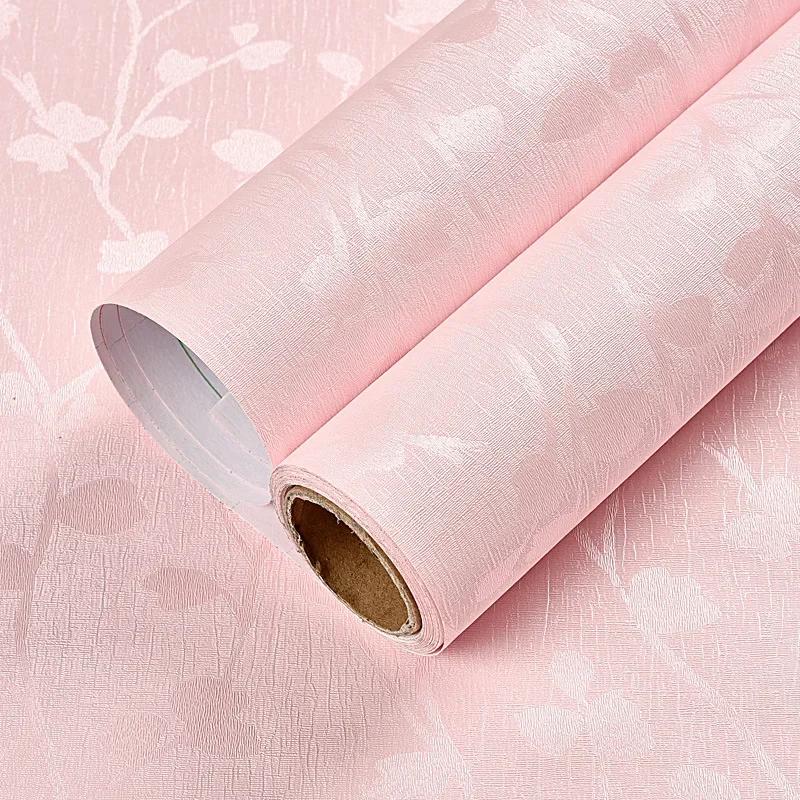 Однотонные самоклеящиеся обои Макарон Наклейка для реновации мебели и шкафов Спальня Виниловая пленка Сделай сам Гостиная Домашний декор