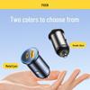 "PISEN 65W Dual Port USB Car Charger Adapter"