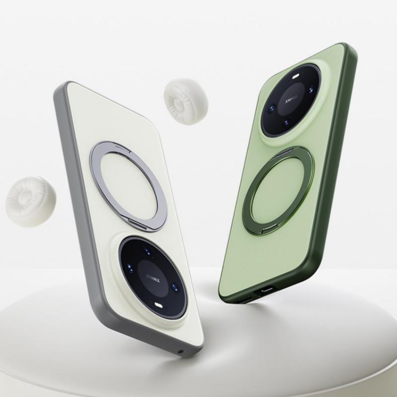 Magnetic Suction Rotating Bracket Case for OPPO Find X9 Ultra X9 Pro X9S Skin-sensitive Matte Soft Edge Mobile Phone Hard Cover