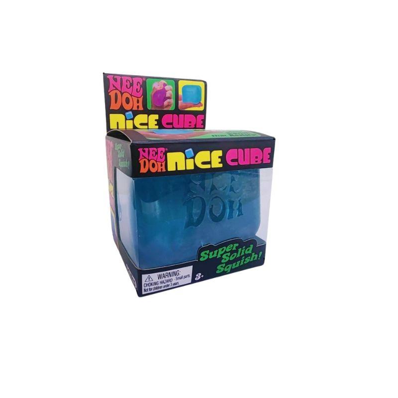 Needoh Nice Cube Сенсорный Сниматель Стресса Игрушка-Фиджет Для Тревоги и Концентрации Настольный Сенсорный Куб Для Взрослых и Детей