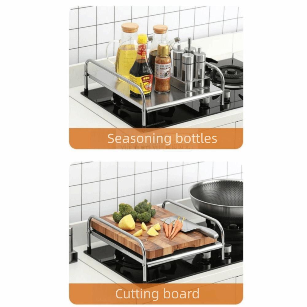 Waterproof Stainless Steel Stove Cover Anti-Slip Feet Stove Support Bracket Cooking