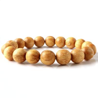 Palo Santo Holy Wood Bracelet 12mm Peru Origin Prayer Beads Aromatic Wood Inner Diameter Approx. 20cm Purifying Power