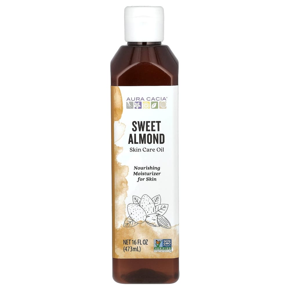 Масло для ухода за кожей Aura Cacia, Миндальное сладкое, 473 мл (16 жидких унций)
