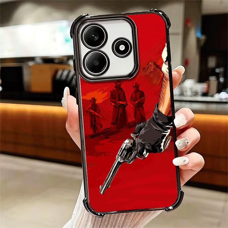 Мягкий чехол для телефона Red Dead R-Redemption для Xiaomi Redmi Note 14 15 Pro Plus 13 12 11S 11T 5G 10 9S 9 Покрытие Защита от падения Fundas