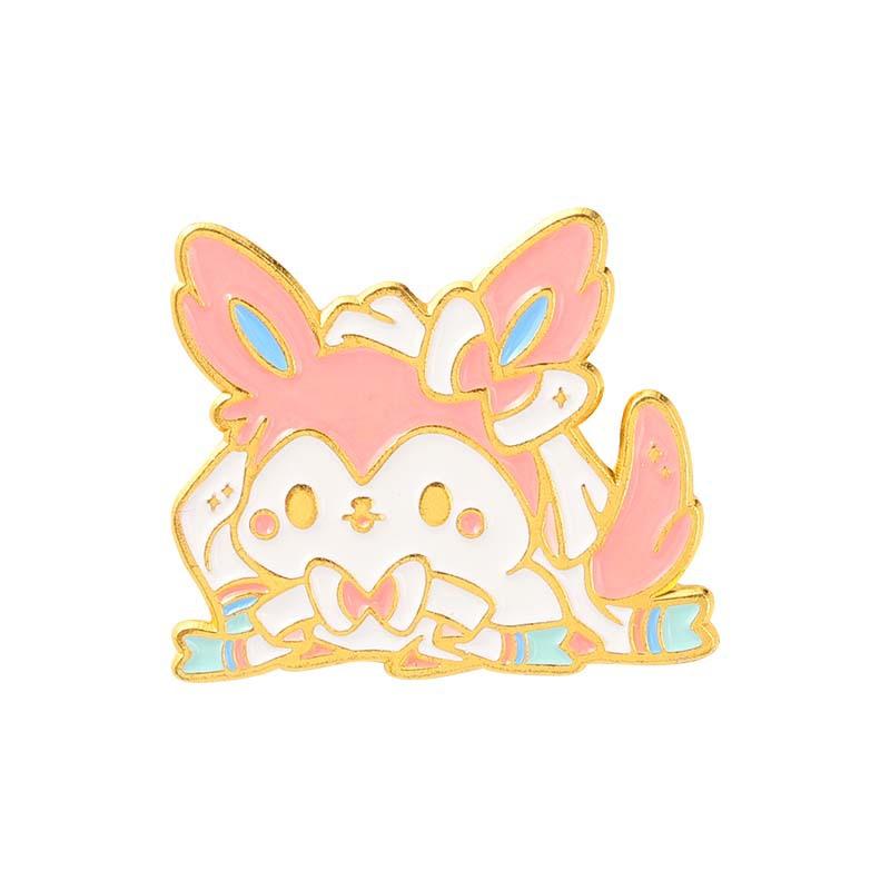 Anime Enamel Pins Collect Kawaii Spirit Pikachu Metal Cartoon Brooch Backpack Hat Bag Collar Lapel Badges