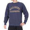 Champion Long Sleeve Crew Neck Graphic REVERSE Dark Men's Sweatshirt, 11.5oz, Fleece-Lined, Print, WEAVE®, Navy, C3-A022