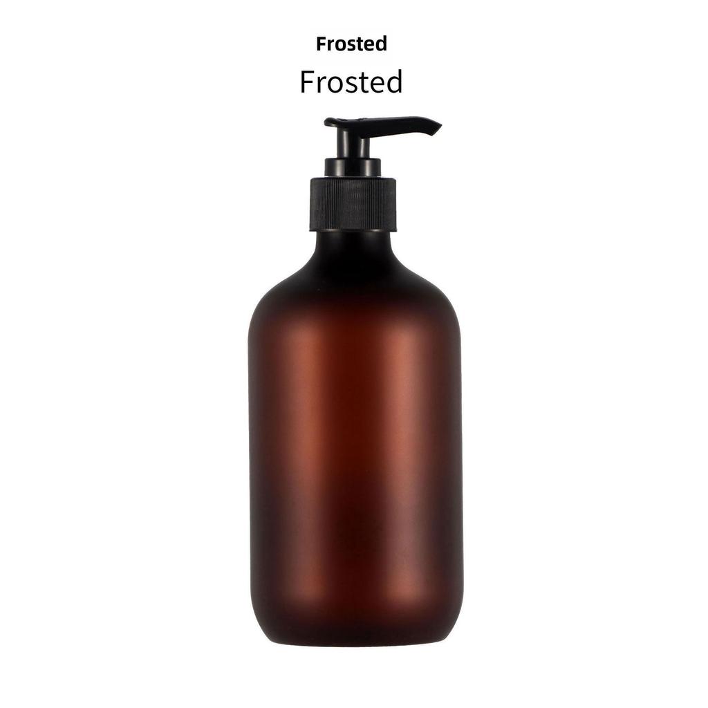 Бутылка для геля для душа и шампуня из матового ПЭТ-пластика на 500 мл