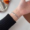 925 Sterling Silver Zircon Splicing Bracelet For Women Girl Classic Water Drop Jewelry Gift
