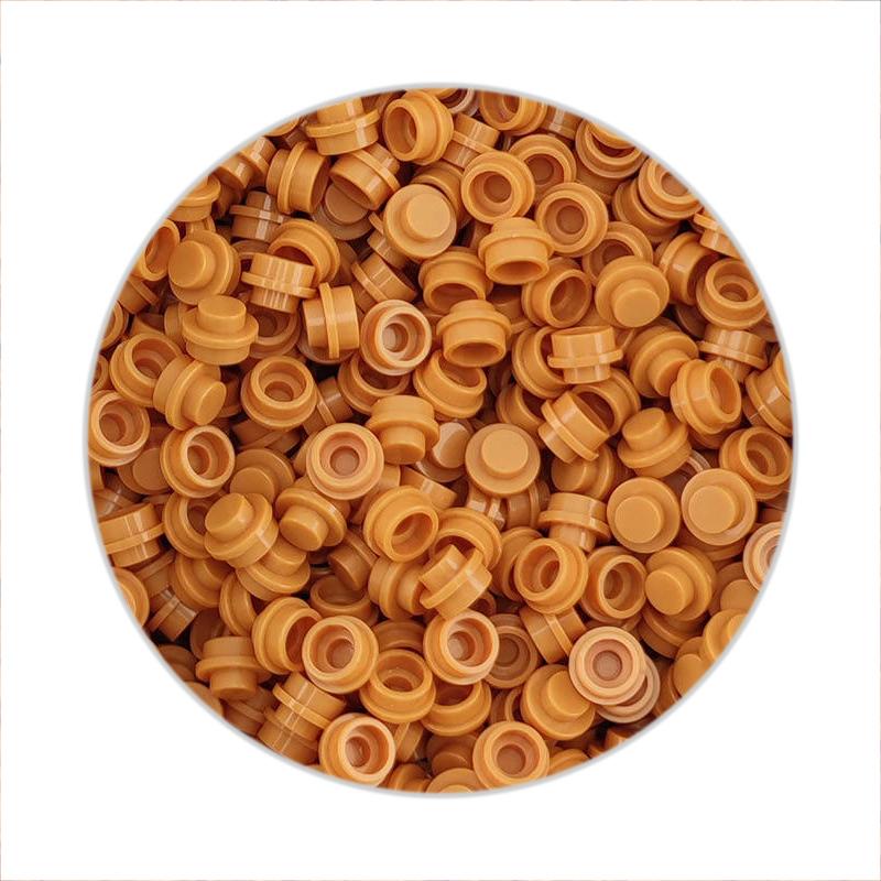 300/500/1000 шт. Сборные частицы 6141 Пластина круглая 1x1 точка DIY строительные блоки фигурки лампа кирпичи игрушка для детей 4073