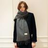 100% Wool Charcoal Muffler