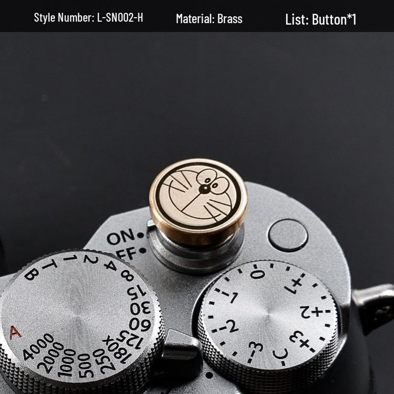 Hot Shoe Cover & Shutter Button Cap for Fujifilm XT50, X100VI, XT30 II, XM5, Nikon ZF Cameras