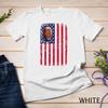 US Flag Patriotic Football Fan 4th Of July American Football Unisex T-shirt