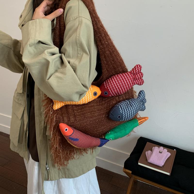 Персонализированная повседневная сумка-тоут большой вместимости, модный зарубежный тренд, новая сумка 2025 осень-зима, женская сумка-тоут