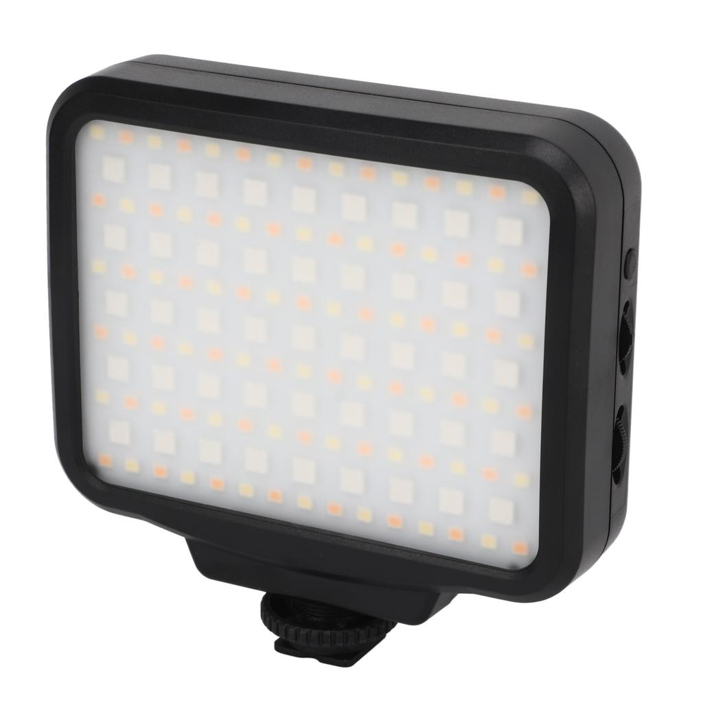 RGB Camera Light 2500 To 9900K Dimmable Full Color Rechargeable Portable LED Photography Lamp with