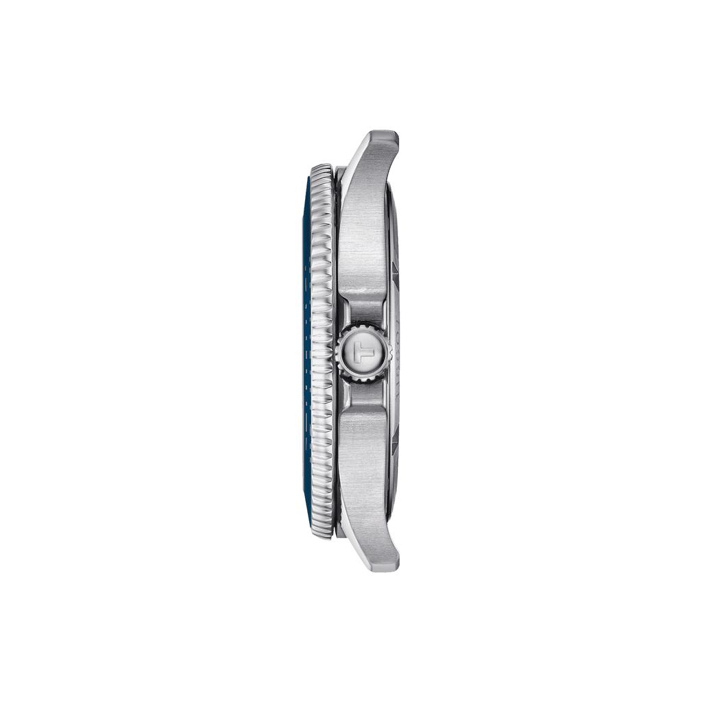 Tissot Мужские модные часы из нержавеющей стали с синим циферблатом T120.410.11.041.00