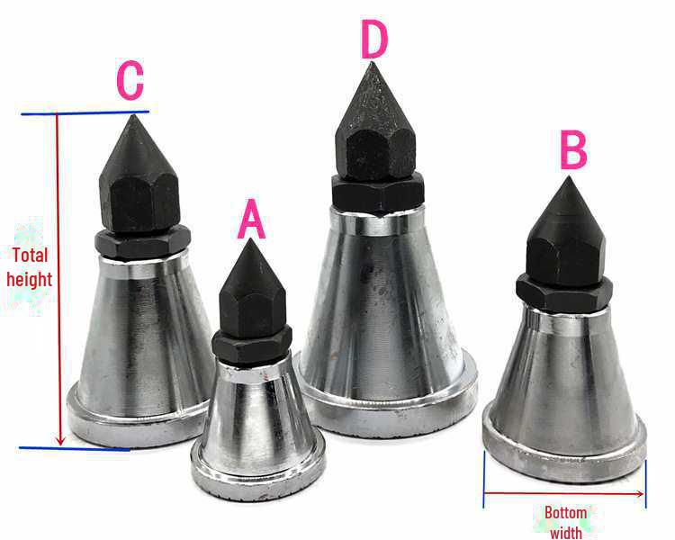 Регулируемая подкладка для винтового домкрата с четырьмя плоскими головками типа ABCD