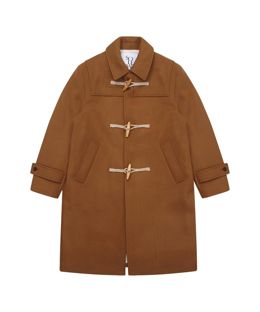 Solew Wool Duffle Coat_Camel