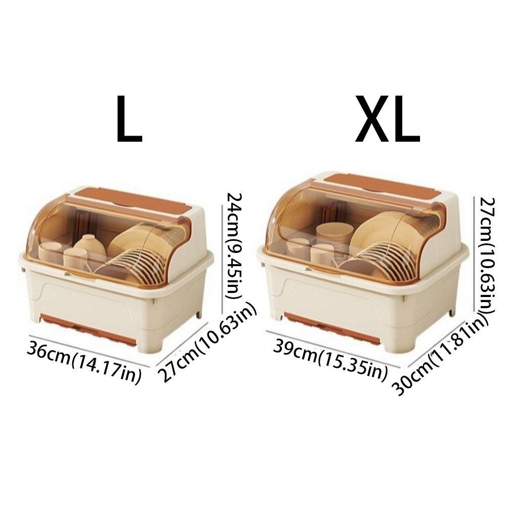Герметичный контейнер для хранения посуды с крышкой, поддоном для слива, ящик для хранения столовых приборов для тарелок, мисок