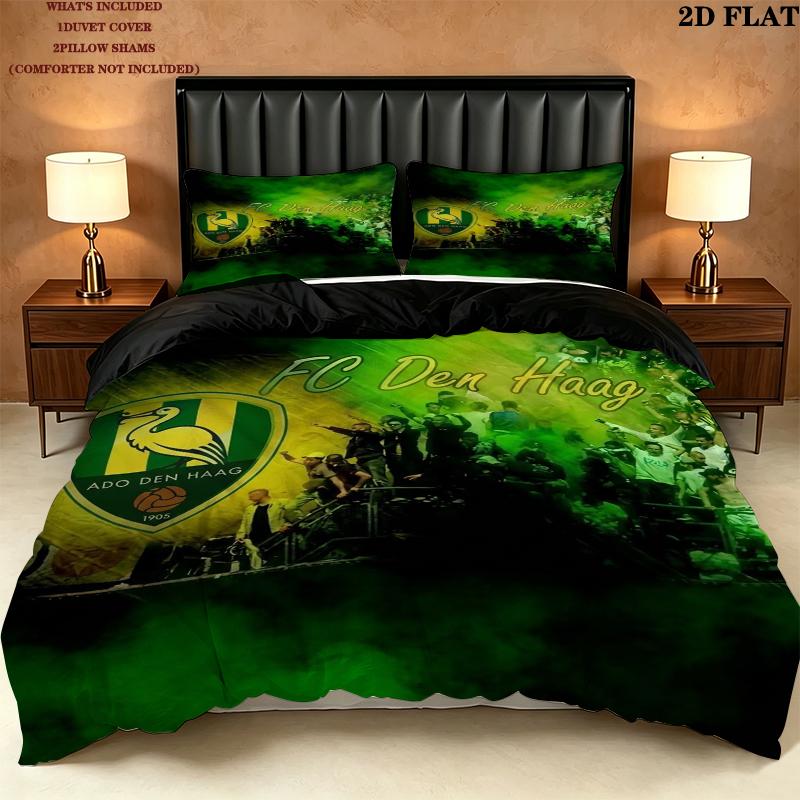Ado Den Haag Pattern Bedding uilt Set uilt Cover Pillowcase Home Decoration Birthday Gift (1 * duvet cover + 2 * pillowcase without core)
